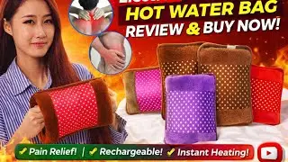 Rechargeable Electric Hot Water Bag | Instant Heat Therapy for Pain Relief