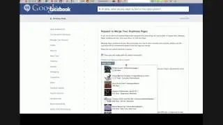 Merging Duplicate Facebook Pages