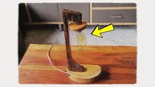 I Made This Rustic Wooden Lighting Design