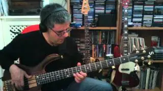 Imagination - just an illusion BASSLINE with Ken Smith bass bsr5 black tiger and synth bass Akai SB1