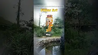 3D Invisible Art: Flying Apsara | 3D隐形画：飞天仙女 #Shorts #3DTrickArt