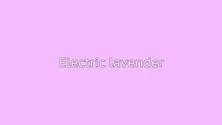 Electric lavender - Colortherapy meditation