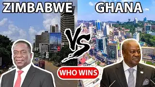 Ghana vs Zimbabwe 2025 | Democracy, Economy & Literacy in Africa Compared. Somewhat close