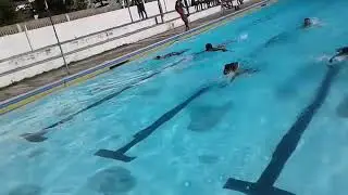 300 meter Swim in lifeguard training short clip