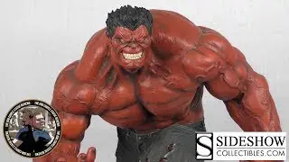Red Hulk Exclusive Sideshow Premium Format 4K Closeup The Odd Couple Statue Reviews