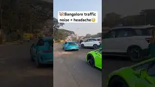 Supercars in Bangalore are lit🔥#lamborghini