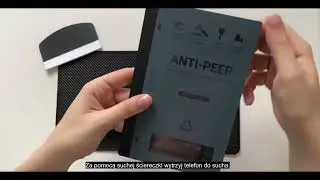 Instrukcja montażu folii hydrożelowej prywatyzującej