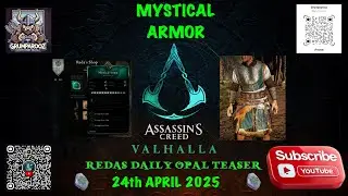REDAS DAILY OPAL TEASER MYSTICAL ARMOR 24/4/25 ASSASSINS CREED VALHALLA