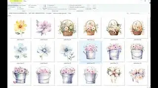 kit digital Jardim encantado aquarelado - Artes e Tal