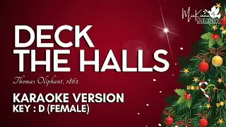 DECK THE HALLS - Christmas Songs Karaoke - Key D