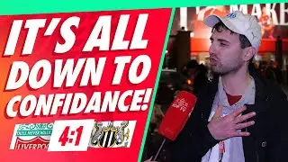 'IT'S ALL DOWN TO CONFIDENCE!' | Liverpool 4-1 Newcastle | Gioele | Fan Cam
