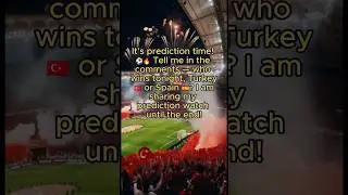 Prediction - Turkey 🇹🇷 vs Spain 🇪🇸 (07/09/2025) #shorts #shortsfeed