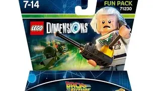 BACK TO THE FUTURE LEGO DIMENSIONS DOC BROWN #backtothefuture #lego #review #2025