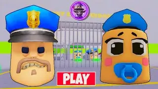 BIG HEAD BARRY'S PRISON RUN (Obby) | ROBLOX