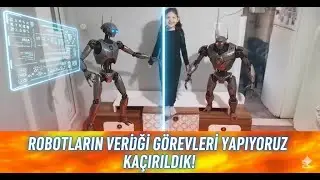 Robot Tarafından Kaçırıldık 😱😱 Yerler Lav Oldu!