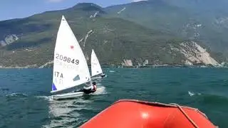CDVM - SPORT NEWSAllenamento della squadra Laser al Garda... Lino Favaron il coach della Squadra.