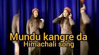 Mundu kangre da himachali song #new himachali dance video #new dance performance by simran 🥰❣️