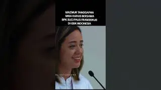 PEMAZMUR MISA MISA KUDUS DI GBK BERSAMA PAUS FRANSISKUS