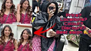 Best Hair colour 💇&zwj;♀️Balayage full vlog || Staring price 2000Rs