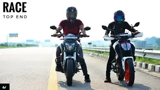 Dominar 400 2019 vs Duke 390 Race | Top End