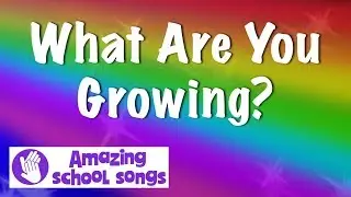 No 5 | What Are You Growing | harvest, autumn song for schools, children, choirs | karaoke lyrics