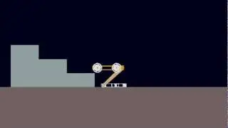 Simulation of a hybrid mobile robot climbing up the stairs using MD Adams - first viewpoint