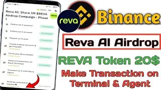 Binance Web3 Reva Booster Campaign | Reveel Booster Campaign Phase 1 | Reva AI 5M $REVA Airdrop