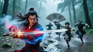 The ten masters chased the injured guy, and Dongfang Bubai came and killed him instantly