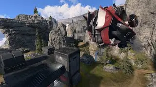 Halo Infinite Flying Brute Chopper (Halo Infinite Glitch[?])
