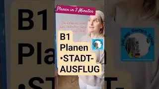 B1 Planen #telc #dtzpr&uuml;fung #german