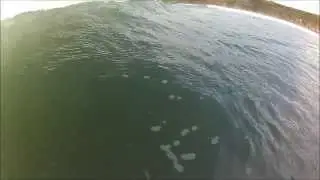 Gopro mouth mount surf at Whistsand Bay