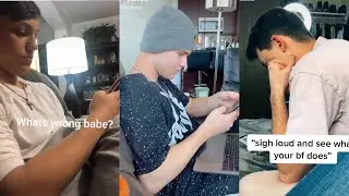 sigh front of your boyfriend and see his reaction tik tok 2020