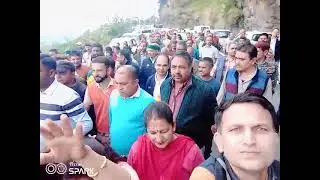 Peoples of Pujarli Panchayat Welcome Minister With Home Guard Band #snazzyindia