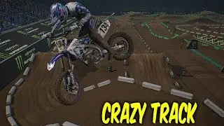Monster energy supercross.Custom track review - SKID ROW