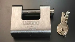 [425] Kasp 17580 Armored Shutter Padlock Picked
