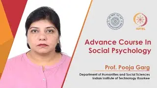 Advance Course in Social Psychology