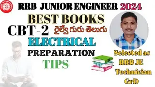 RRB JE ELECTRICAL BEST BOOKS 📚  |PREPARATION TIPS | STRATEGY ||@RailwayGuru9392