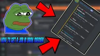 How to get JOBS in DANK MEMER Very EASILY!