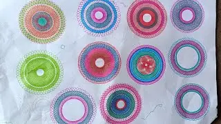 Spirograph drawing art tutorials 😍. #shorts #satisfying #ytshorts #2024 #live #usa