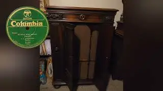Amazing 1926 Victor Orthophonic Credenza Phonograph &bull; Columbia 78 Ethnic Record - Russian Folk Music