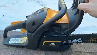 KETTENS&Auml;GE MCCULLOCH CS380 🇺🇲 nach dem Austausch der Membranen im Vergaser 💯 chainsaw  