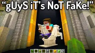 The FUNNIEST FAKE Minecraft Speedruns EVER...