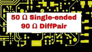 Cadence OrCAD PCB Design: как установить импеданс дорожки (целостность сигнала)