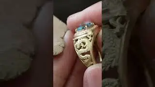 Unlock the Secrets of Jewelry Craftsmanship: Watch as a Stunning Signet Ring Takes Shape!