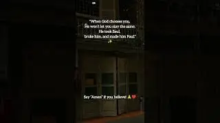 When God Chooses You, Everything Changes | Saul to Paul Transformation✝️🥹