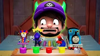 Mario Party Supperstars Minigames Battle - Mario Vs Thomars Vs SMG3 Vs Pomni (Master Difficulty)