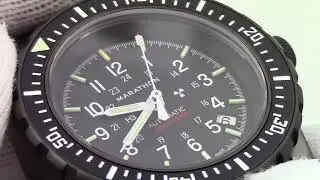 Search & Rescue New Release - Marathon GSAR Anthracite Swiss Automatic Diver Watch