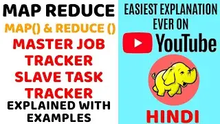 Map Reduce ll Master Job Tracker and Slave Tracker Explained with Examples in Hindi