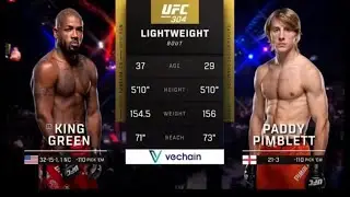 Paddy Pimblett vs. Bobby King Green (UFC FULL FREE FIGHT)