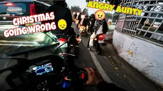 🎄 Christmas Ride Ka Bura Haal 😓 | Traffic, Gussa Aur Angry Aunty 😡 | Indian Motovlog
